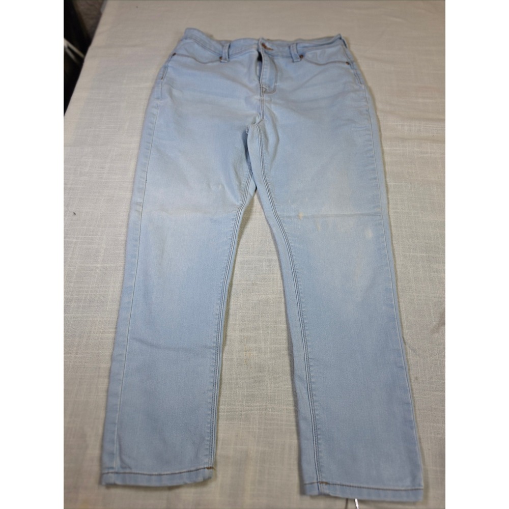 No Boundaries High Rise Sculpting Jeggings Light Wash Blue Skinny Jeans Size 11